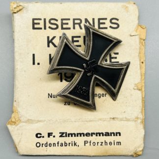 Iron Cross EK1 By Zimmermann With Outer Cardboard Box