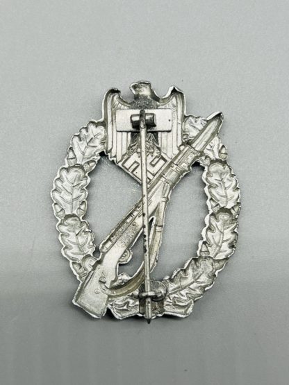 Infantry Assault Badge Silver, hollow back attributed Wilhelm Deumer