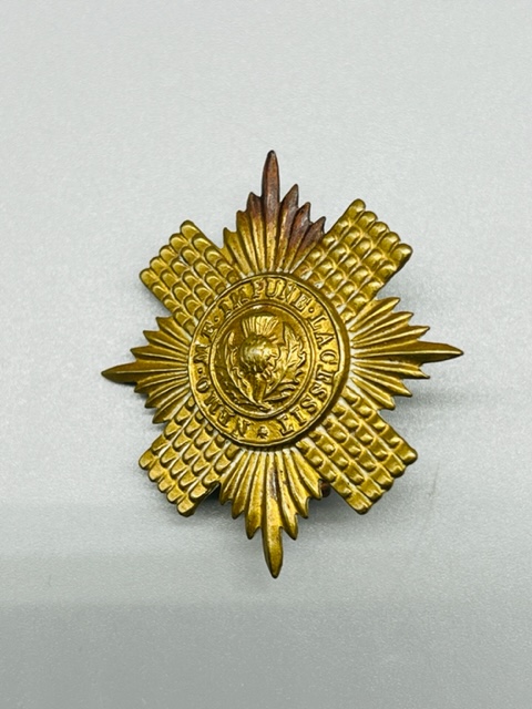 Scots Guards WW1 Cap Badge I WW1 British Militaria & Insignia