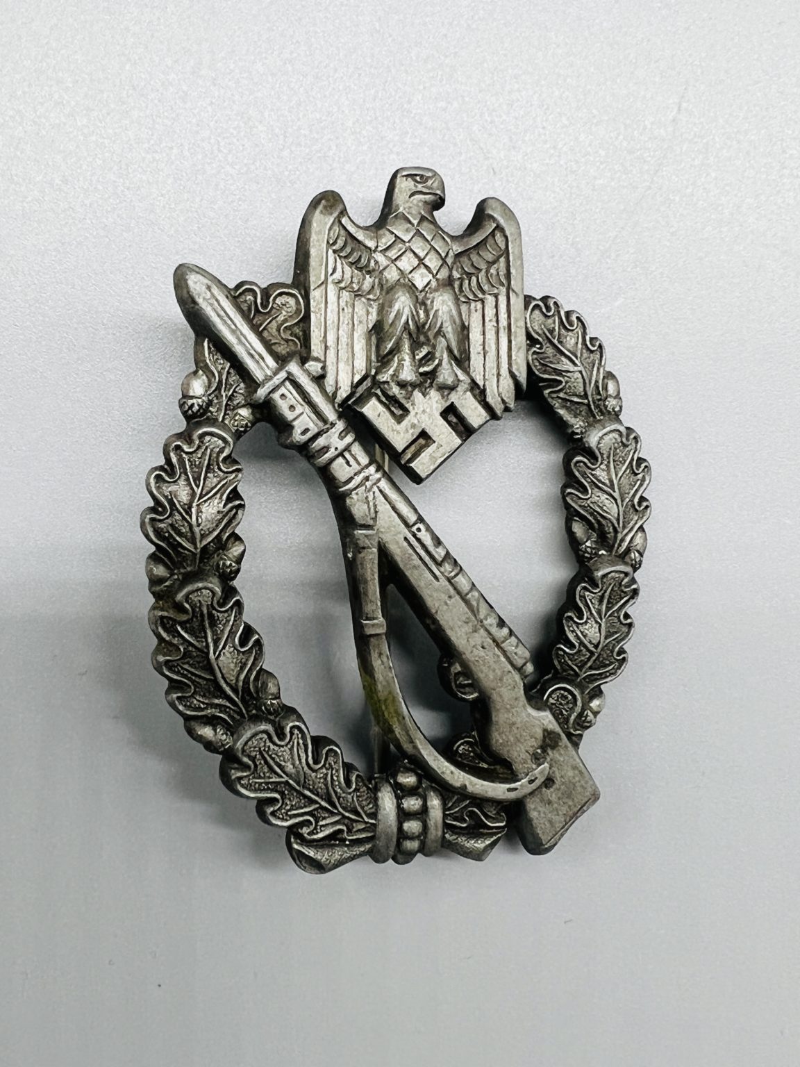 Infantry Assault Badge Silver By ShuCo I WW2 German Militaria