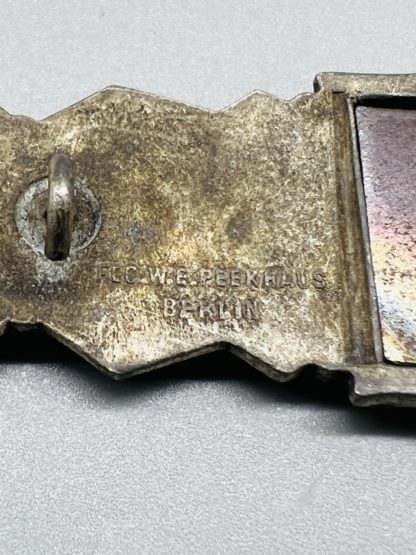 Close Combat Clasp Silver by Friedrich Linden reverse image