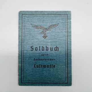 Luftwaffe Soldbuch Unissued