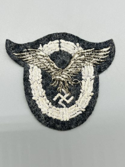 Luftwaffe Pilots Badge Cloth, reverse