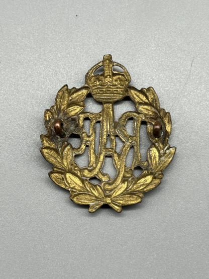 WW2 Royal Air Force Cap Badge, reverse complete with lugs