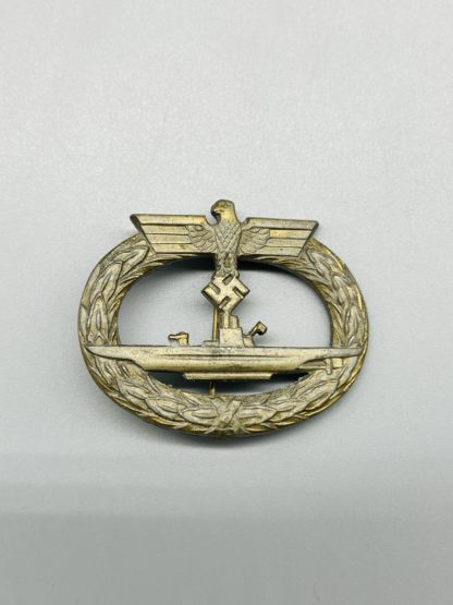 WW2 Kriegsmarine U-Boat Badge By Rudolf Karneth, Gablonz.