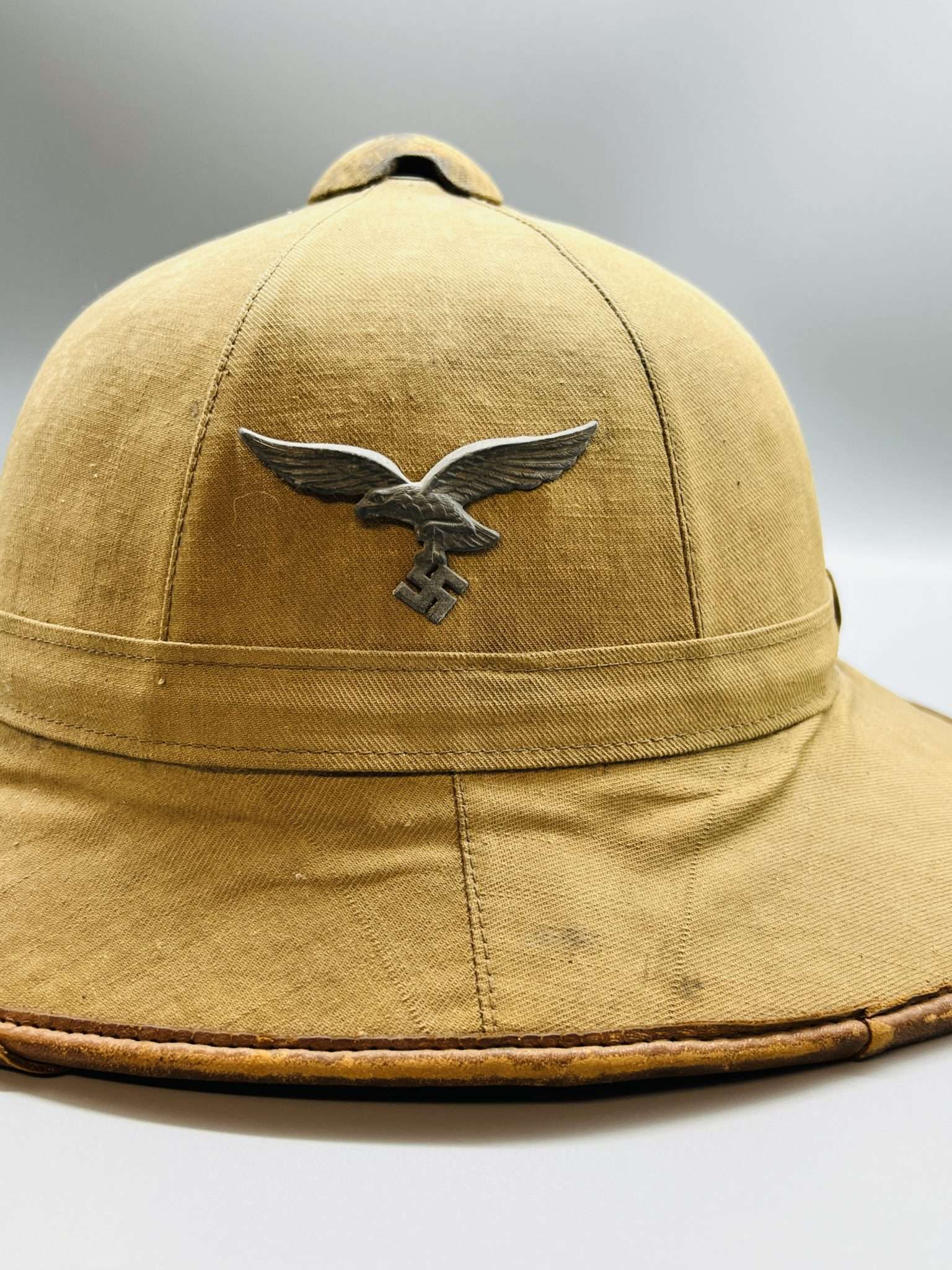 Luftwaffe Afrika Korp Pith Helmet I WW2 German Militaria