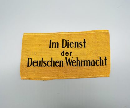WW2 German Im Dienst der Deutsche Wehrmacht Armband