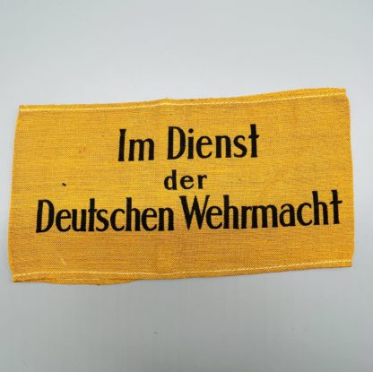 WW2 German Im Dienst der Deutsche Wehrmacht Armband