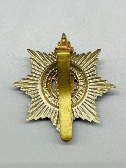 Cheshire Regiment Cap Badge reverse image with slider