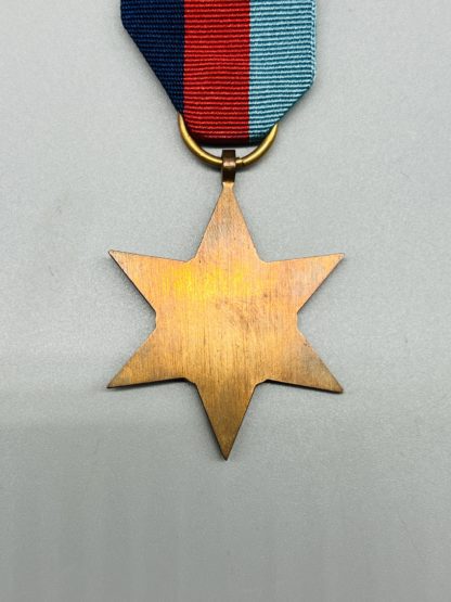 British 1939 - 1945 Campaign Star Medal, reverse image