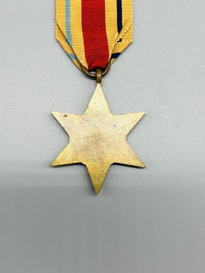 WW2 Africa Star Medal With 1st Army Ribbon Clasp, reverse image