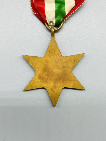 WW2 British Italy Star campaign medal, reverse image
