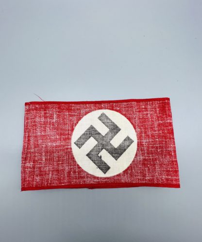 NSDAP Members Armband, reverse screen printed