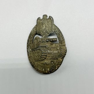 WW2 Panzer Assault Badge Bronze By E. Ferdinand Wiedmann