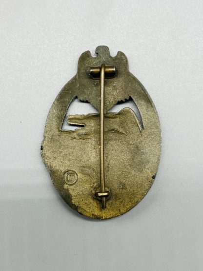 Panzer Assault Badge Bronze By E. Ferdinand Wiedmann