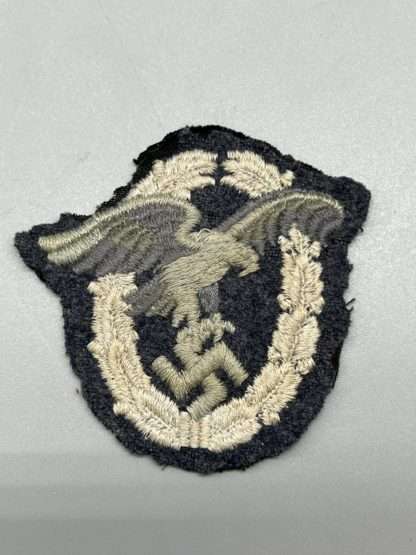 WW2 Luftwaffe Embroidered Observers Badge