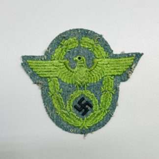 WW2 German Schutzpolizei Sleeve Eagle Badge