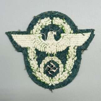 WW2 German Schutzpolizei Sleeve Eagle Badge