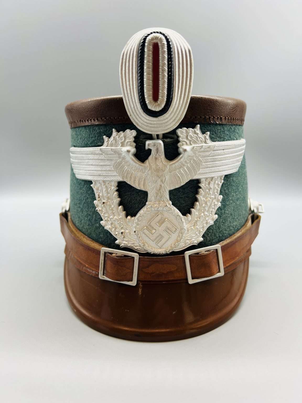 WW2 German Polizei Gendarmerie NCO Shako I Militaria