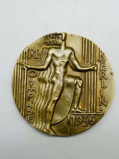 1936 German Olympic Games Participants Medal Bronze
