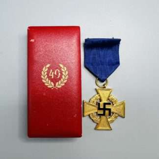 National Faithful Service Medal 40 Years With Case