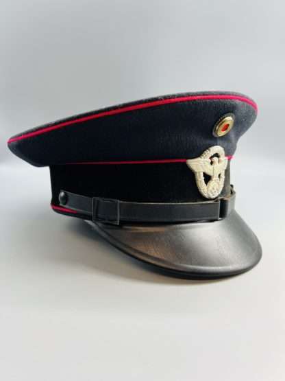 WW2 German Fire Protection Police NCOs Visor Cap