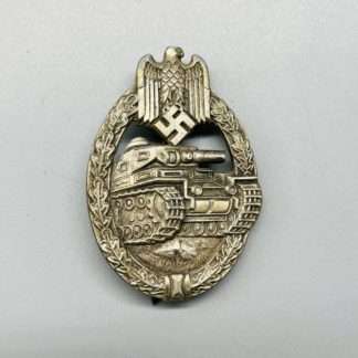 Panzer Assault Badge Silver By Rudolf Souval I WW2 German Militaria