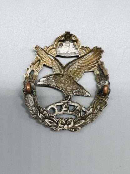 WW2 British Army Air Corp Cap Badge, reverse with lugs