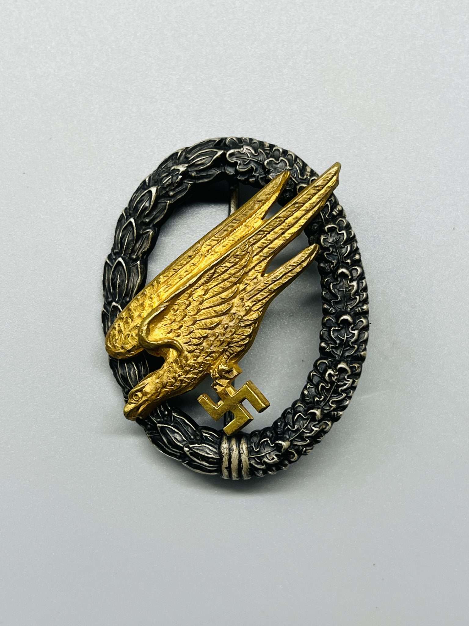 WW2 German Luftwaffe Fallschirmjäger Badge by C.E. Jucker