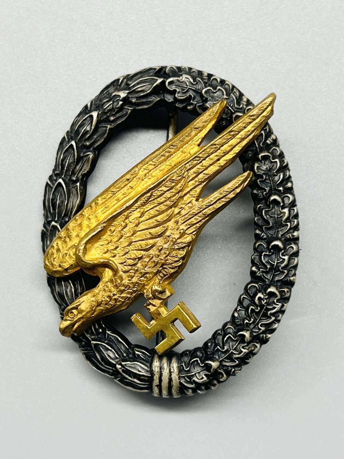 WW2 German Luftwaffe Fallschirmjäger Badge by C.E. Jucker