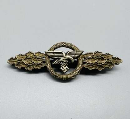 German Luftwaffe Transport And Glider Squadron Clasp in silver.