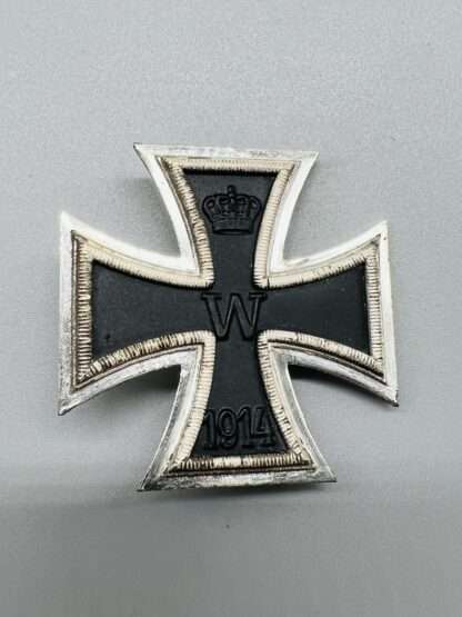 A WW1 Iron Cross 1st Class 1914 By Klein & Quenzer A.G.