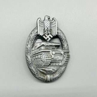 Panzer Assault Badge In Silver Daisy Version