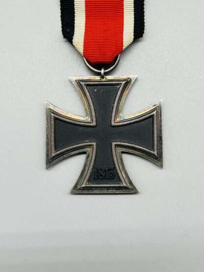WW2 Iron Cross EK2 2nd By Klein & Quenzer, reverse image.