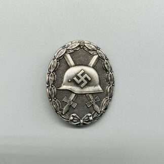 WW2 German Wound Badge Silver Unmarked Tombak