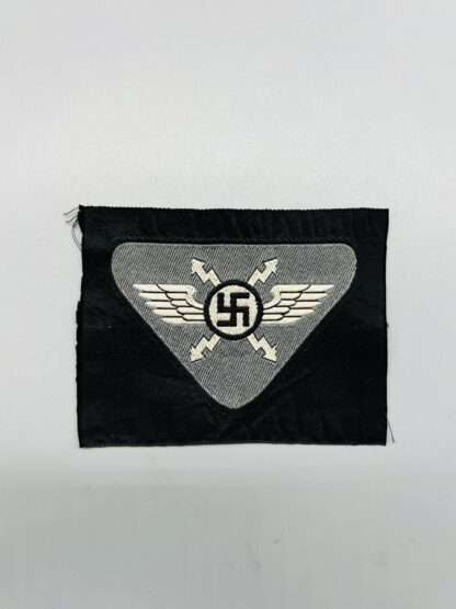 A German National Socialist Flyers Corps Insignia, Bevo flat woven.
