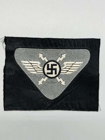 A German National Socialist Flyers Corps Insignia, Bevo flat woven.