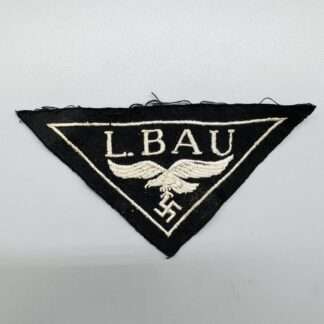 WW2 German L.BAU Luftwaffe Construction Workers Badge