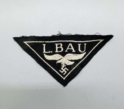 WW2 German L.BAU Luftwaffe Construction Workers Badge