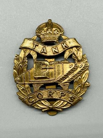 A WW1 British Royal Tank Corp Cap Badge