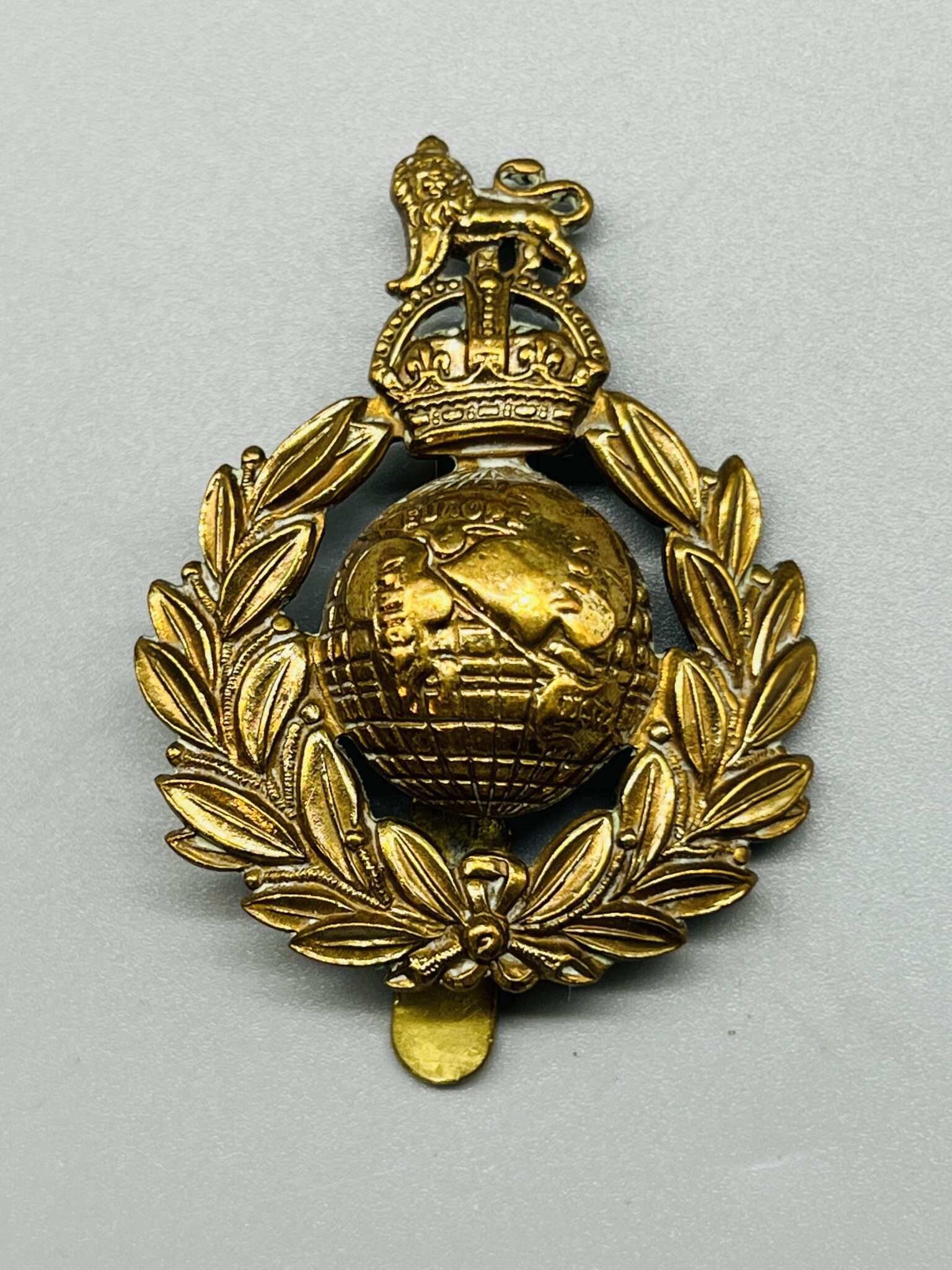 WW2 British Royal Marines Cap Badge I Militaria Collectibles