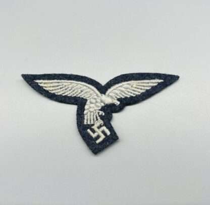 An early WW2 German Luftwaffe embroidered breast Eagle droop tail.