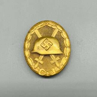 A genuine WW2 German Gold Wound Badge By Hauptmünzamt