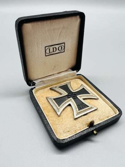 A genuine WW2 Iron Cross 1st Class 1939 by Funcke & Brüninghaus, with presentation case.
