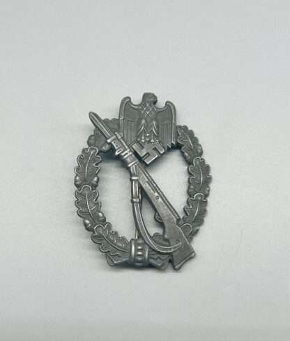 A WW2 German Infantry Assault Badge Silver By Fritz Zimmermann