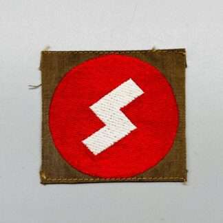 A Deutsche Jungvolk Sleeve Badge insignia, machine embroidered.