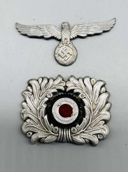 WW2 German Custom Official's Visor Wreath and Eagle