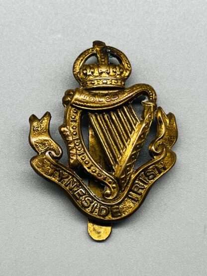 A WW1 Tyneside Irish Northumberland Fusiliers Cap Badge, constructed in brass.