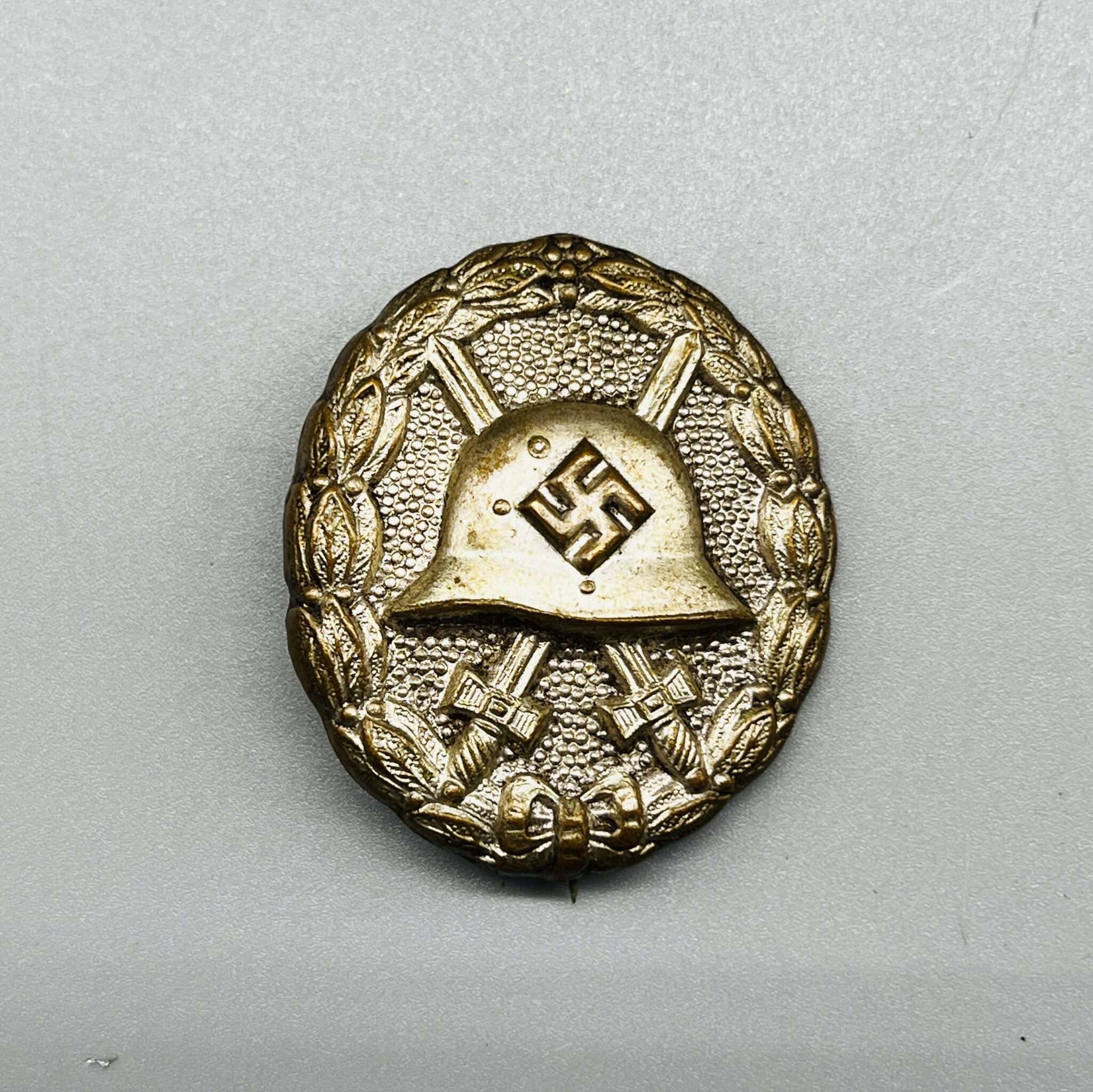 Wound Badge Silver 1st Pattern I WW2 German Militaria Insignia