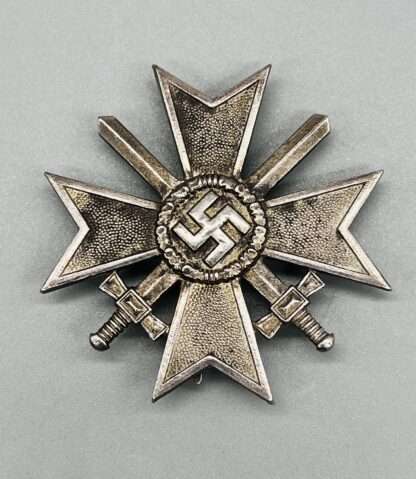 WW2 German War Merit Cross 1st Class, with silver wash.